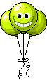 黃綠氣球