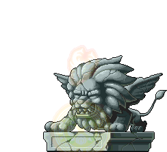 石獅(左)-動作