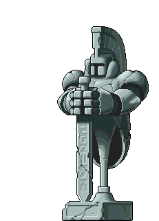 石像騎士(左)-動作
